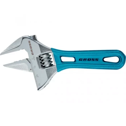 Ключ разводной, 250 мм,CrV, укороченная ручка  GROSS 15566 купить в Новом Уренгое