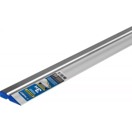 Правило ЗУБР алюминиевое, профиль &quot;ДВУХВАТ&quot; с ребром жесткости, 3м 10721-3.0 купить в Новом Уренгое