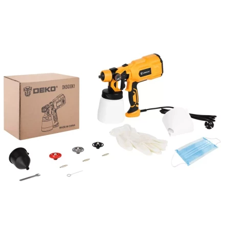 Краскопульт электрический DKSG55K1 HVLP DEKO, 018-1043 купить в Новом Уренгое