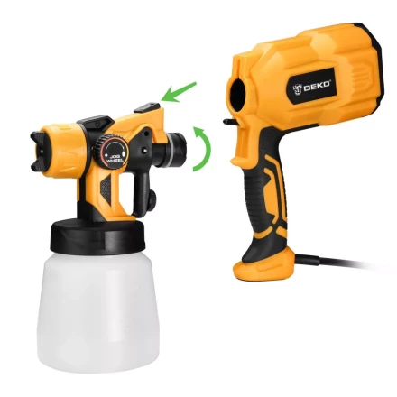 Краскопульт электрический DKSG55K1 HVLP DEKO, 018-1043 купить в Новом Уренгое