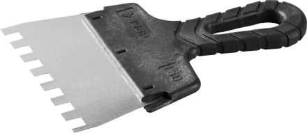 Шпатель ЗУБР &quot;МАСТЕР&quot; ФАСАДНЫЙ, нержавеющее полотно, 150мм, зуб 10х10мм 10078-15-10 купить в Новом Уренгое