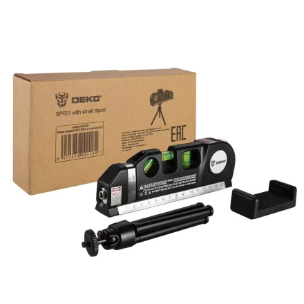 Уровень лазерный SP001 SET2 DEKO, 065-0200, со штативом купить в Новом Уренгое
