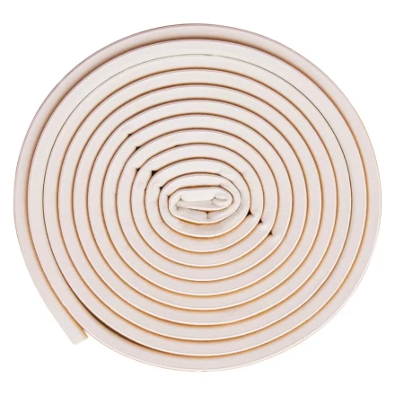 Уплотнитель резиновый, 24 м, профиль &quot;D&quot;, белый Сибртех 88903 купить в Новом Уренгое