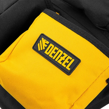 Пояс монтажника усиленный, с лямками, сумки поясные, держатель для молотка// Denzel 90290 купить в Новом Уренгое