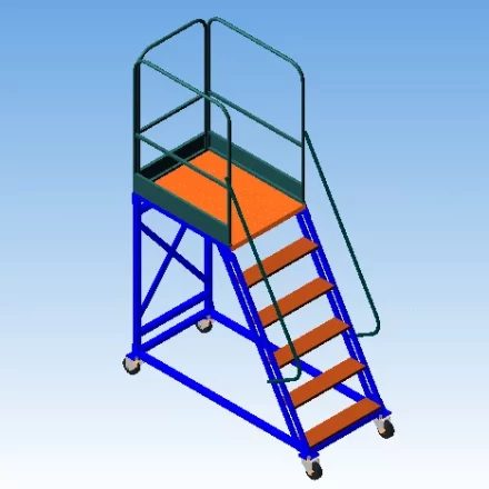 Лестница с площадкой УСЦ ЛСА-3000 купить в Новом Уренгое