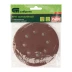 Круг абразивный на ворсовой подложке под &quot;липучку&quot;, перфорированный, P 400, 125 мм, 5 шт Сибртех 738147 купить в Новом Уренгое
