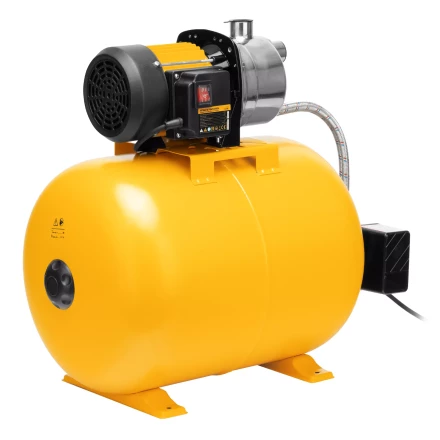 Насосная станция Denzel 97311, PSL1100X, 1100 Вт, 3600 л/ч, ресивер 50 л, подъем 45 м, нержавейка купить в Новом Уренгое