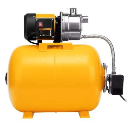 Насосная станция Denzel 97311, PSL1100X, 1100 Вт, 3600 л/ч, ресивер 50 л, подъем 45 м, нержавейка купить в Новом Уренгое