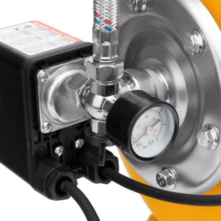 Насосная станция Denzel 97311, PSL1100X, 1100 Вт, 3600 л/ч, ресивер 50 л, подъем 45 м, нержавейка купить в Новом Уренгое