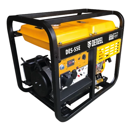 Генератор дизельный DES-55E 5.5 кВт 230 В 11 л электростартер Denzel 94414 купить в Новом Уренгое