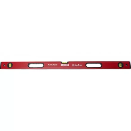 Уровень ЗУБР &quot;МАСТЕР&quot; &quot;УС - 5&quot; коробчатый усиленный, фрезерованный, 3 глазка, крашенный, с ручками, 100см 4-34585-100 купить в Новом Уренгое