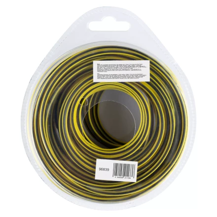 Леска для триммера двухкомпонентная квадратная, 3,0мм х 12м, блистер SkyCutter Denzel 96839 купить в Новом Уренгое