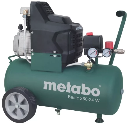 Компрессор масляный поршневой прямой привод Metabo Basic 250-24 W купить в Новом Уренгое