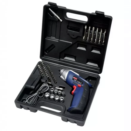 Аккумуляторный шуруповерт (отвертка) Диолд АШ-1136 Л (44 предмета) купить в Новом Уренгое