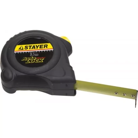 Рулетка STAYER &quot;MASTER&quot; &quot;AUTOLOCK&quot;, корпус с резиновым напылением, автостоп, 3мх16мм 2-34126-03-16_z01 купить в Новом Уренгое