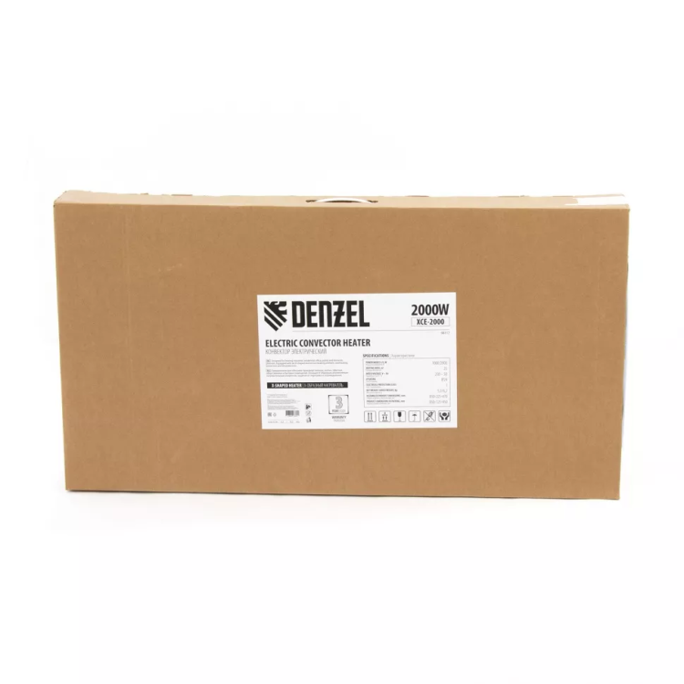 Конвектор электрический XCE-2000, 230 В, 2000 Вт, X-образный нагреватель Denzel 98117 купить в Новом Уренгое