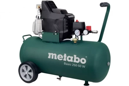 Компрессор безмасляный поршневой прямой привод Metabo Basic 250-50 W OF купить в Новом Уренгое