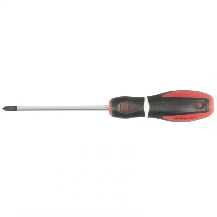 Отвертка Fusion Ph1 х 150 мм CrV 3-х компонентная рукоятка anti slip MTX 114399 купить в Новом Уренгое