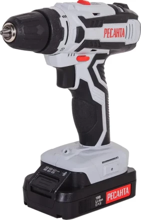 Дрель-шуруповерт аккумуляторная Ресанта ДА-18-2ЛК 75/14/5 купить в Новом Уренгое