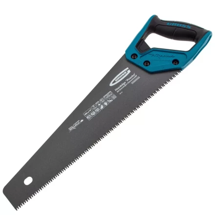 Ножовка по дереву &quot;PIRANHA&quot;, 400 мм, 7 TPI, 3D-зуб, тефлоновое покрытие полотна, двухкомпонентная рукоятка Gross 24113 купить в Новом Уренгое