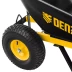 Тачка строительная усиленная объем 140 л 250 кг двухколесная колесо 15х6.00-6 Denzel 69000 купить в Новом Уренгое