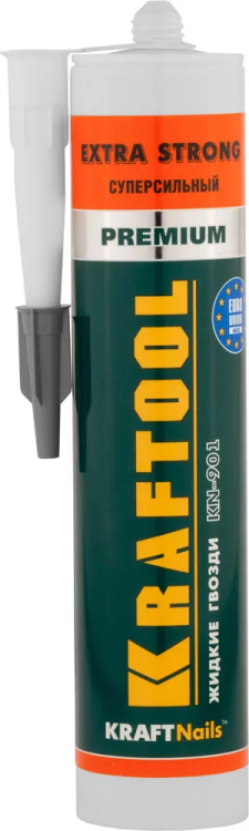 Клей монтажный KRAFTOOL KraftNails Premium KN-901, сверхсильный универсальный, для наружных и внутренних работ, 310мл 41343_z01 купить в Новом Уренгое