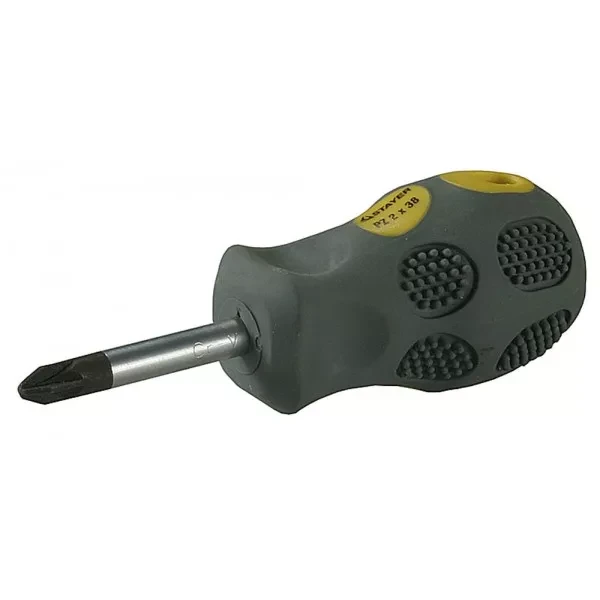 Отвертка STAYER "PROFESSIONAL" "MAX-GRIP" слесарная, Cr-V, намагниченная, PZ №2х38мм 25822-38-2 G купить в Новом Уренгое