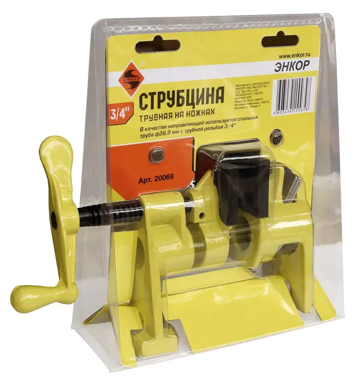 Струбцина трубная 3/4 на ножках Энкор 20069 купить в Новом Уренгое