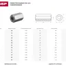 Гайка ЗУБР "МАСТЕР" переходная, DIN 6334, оцинкованная, M20, 5кг 303750-20 купить в Новом Уренгое
