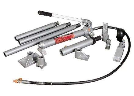 Растяжка гидравлическая 10 т набор из 12 предметов 7 сменных насадок в металлическом кейсе MATRIX 513205 купить в Новом Уренгое