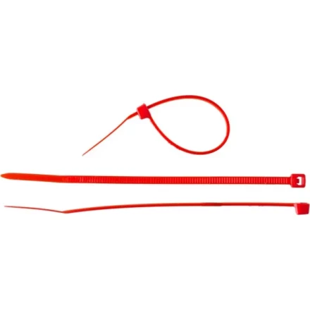 Хомуты нейлоновые ЗУБР &quot;МАСТЕР&quot; красные, 2,5 мм x 150 мм, 100 шт 309040-25-150 купить в Новом Уренгое