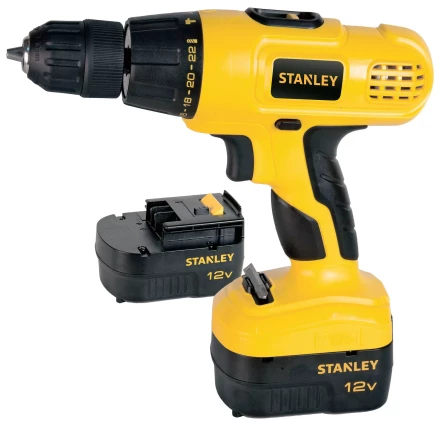 Дрель аккумуляторная Stanley STDC12HBK в кейсе купить в Новом Уренгое