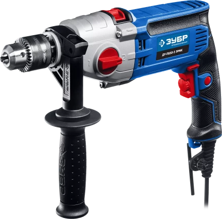 Дрель ударная двухскоростная + кейс ДУ-П850-2 ЭРМК серия ПРОФЕССИОНАЛ купить в Новом Уренгое