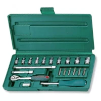 Набор головок торцевых  1/4"DR 4-13мм 21предмет Jonnesway S04Н2721S 47533