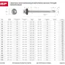 Саморезы ЗУБР окраш., RAL 3003 рубин.-красн., для крепл. кров. матер. к дерев. обреш., 4.8x65мм, 180шт 4-300315-48-065-3003 купить в Новом Уренгое
