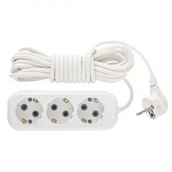 Удлинитель бытовой серия УХз-10-305, с заземлением, 5м, 3 розетки, 10A Stern 95767 купить в Новом Уренгое