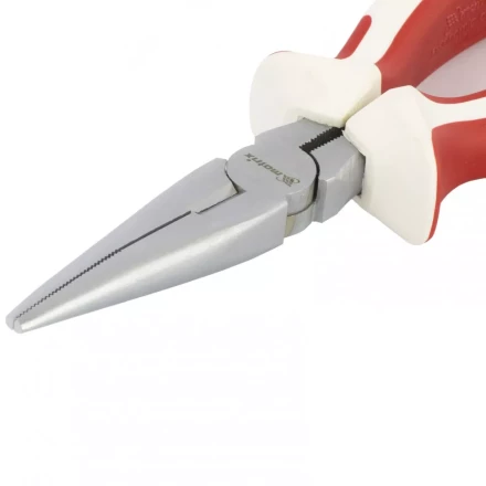 Длинногубцы White Nickel 160 мм прямые никелированные трехкомпонентные рукоятки MATRIX 17188 купить в Новом Уренгое