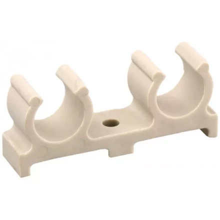 Скоба ЗУБР &quot;ШиреФит&quot; распорная, двойная, для труб 20мм 51583-20 купить в Новом Уренгое