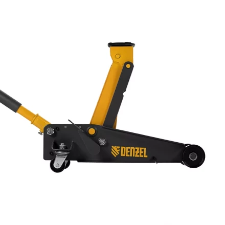 Домкрат гидравлический подкатной 3 т, с фиксатором, быстрый подъем, 135-480 мм, профессиональный Denzel 51138 купить в Новом Уренгое