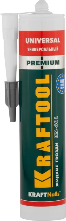 Клей монтажный KRAFTOOL KraftNails Premium KN-601, универсальный, для наружных и внутренних работ, 310мл 41341_z01 купить в Новом Уренгое