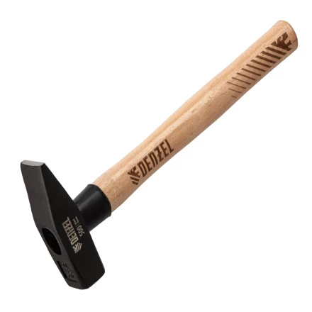 Молоток слесарный, 500 г Denzel, кованый квадратный боек, буковая рукоятка, 10429 купить в Новом Уренгое