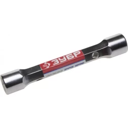 Ключ торцовый ЗУБР "МАСТЕР" двухсторонний, усиленный, шестигранный профиль, 17х19мм 27190-17-19