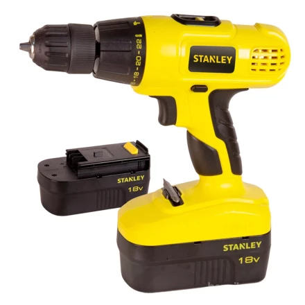 Дрель аккумуляторная Stanley STDC18HBK в кейсе купить в Новом Уренгое