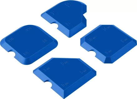 ЗУБР НШГ-16 набор специальных шпателей для формирования швов герметика (1015-H4) купить в Новом Уренгое