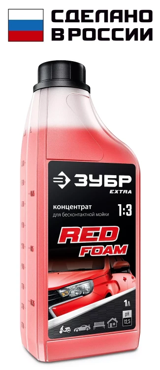 ЗУБР 1 л, шампунь для минимоек универсальный, EXTRA (70650-1) купить в Новом Уренгое