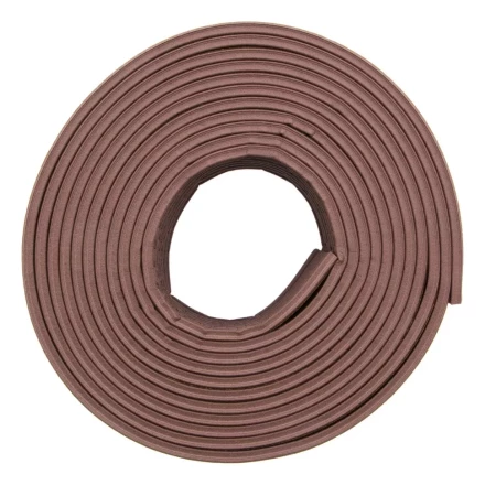 Уплотнитель резиновый, 24 м, профиль &quot;E&quot;, коричневый Сибртех 88906 купить в Новом Уренгое