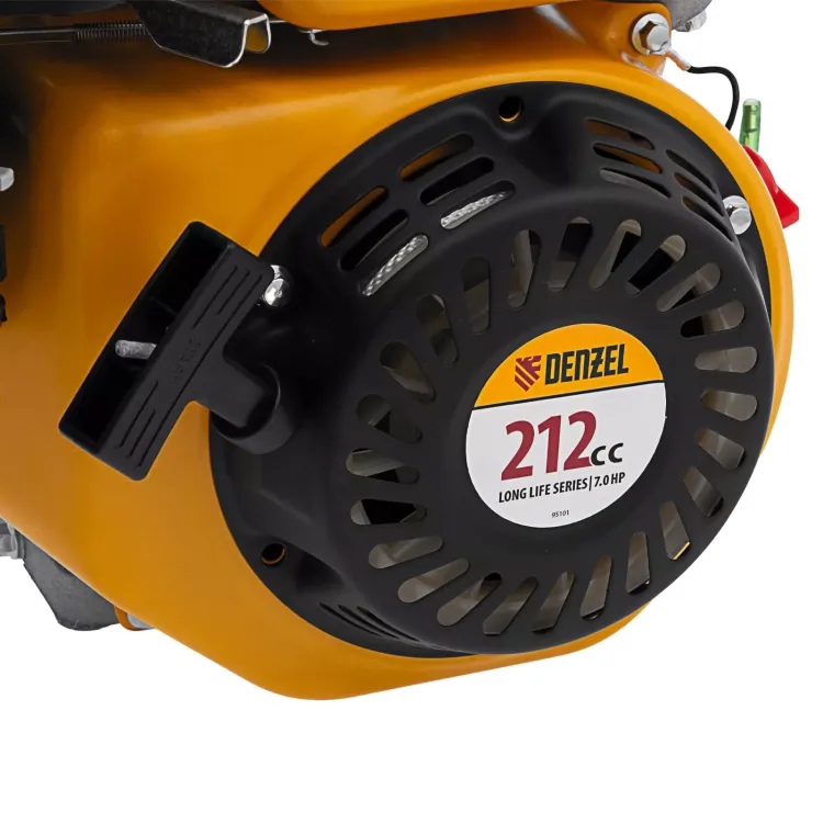 Двигатель бензиновый Denzel RX-17K, 7 л.с., 212 см3, горизонтальный вал шпонка 19 мм 95101 купить в Новом Уренгое