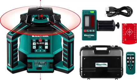 Нивелир лазерный ротационный RL600 600м, IP65 34600 купить в Новом Уренгое