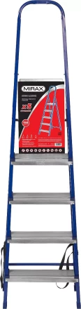 Лестница-стремянка стальная, 5 ступеней, 101 см, MIRAX 38800-05 купить в Новом Уренгое