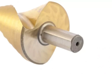 Сверло ступенчатое 9-12-15-18-21-24-27-30-33-36 мм HSS спиральный Профиль шестигранный хвостовик Matrix 72358 купить в Новом Уренгое